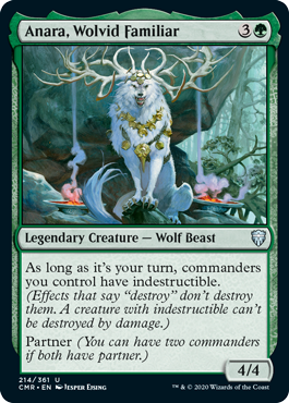 Anara, Wolvid Familiar - Commander Legends Spoiler