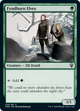 Fyndhorn Elves - Commander Legends Spoiler