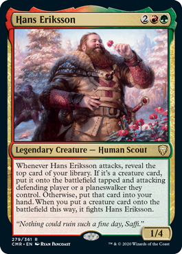 Hans Eriksson - Commander Legends Spoiler