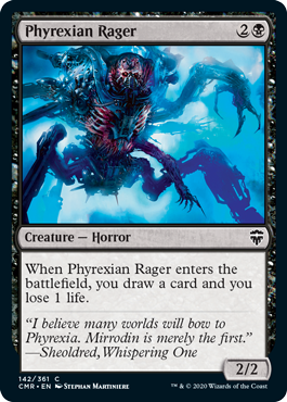 Phyrexian Rager - Commander Legends Spoiler