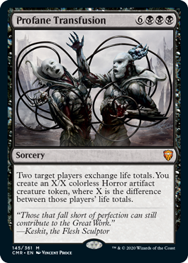 Profane Transfusion - Commander Legends Spoiler