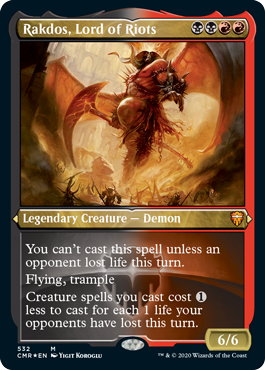 Rakdos, Lord of Riots - Commander Legends Spoiler