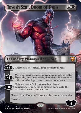 Tevesh Szat, Doom of Fools (Variant) - Commander Legends Spoiler