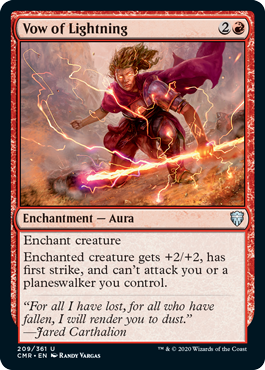 Vow of Lightning - Commander Legends Spoiler