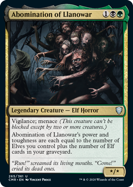 Abomination of Llanowar - Commander Legends Spoiler