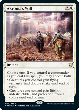 Akroma's Will - Commander Legends Spoiler