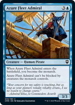 Azure Fleet Admiral - Commander Legends Spoiler