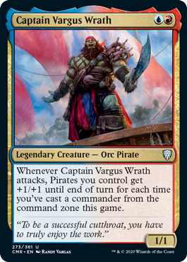 Captain Vargus Wrath - Commander Legends Spoiler