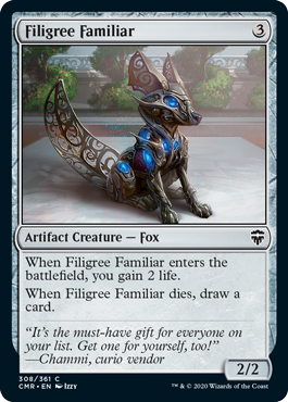 Filigree Familiar - Commander Legends Spoiler