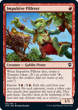 Impulsive Pilferer - Commander Legends Spoiler