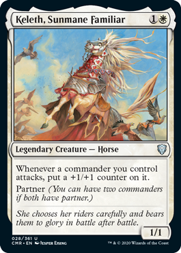 Keleth, Sunmane Familiar - Commander Legends Spoiler