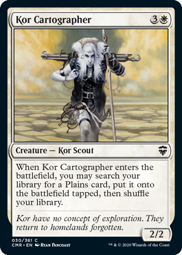 Kor Cartographer - Commander Legends Spoiler