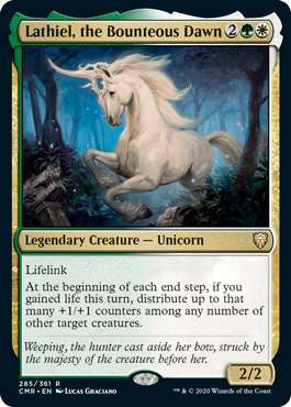 Lathiel, the Bounteous Dawn - Commander Legends Spoiler