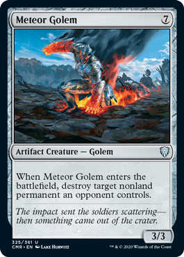 Meteor Golem - Commander Legends Spoiler