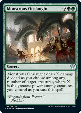 Monstrous Onslaught - Commander Legends Spoiler