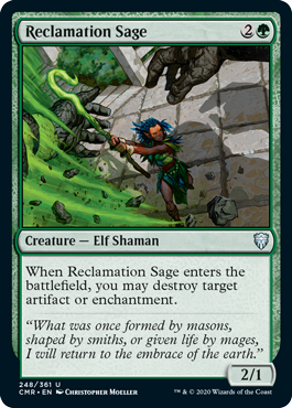 Reclamation Sage - Commander Legends Spoiler