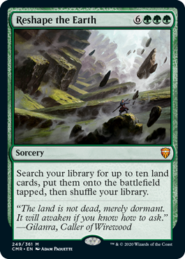 Reshape the Earth - Commander Legends Spoiler