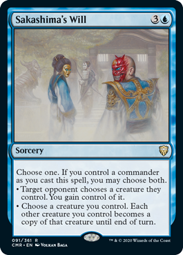 Sakashima's Will - Commander Legends Spoiler