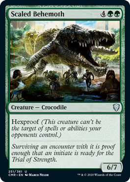 Scaled Behemoth - Commander Legends Spoiler