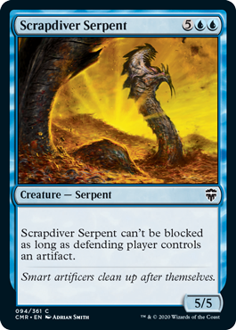 Scrapdiver Serpent - Commander Legends Spoiler