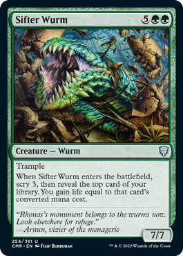 Sifter Wurm - Commander Legends Spoiler