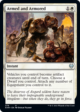 Armed and Armored - Kaldheim Spoiler