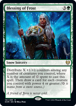 Blessing of Frost - Kaldheim Spoiler