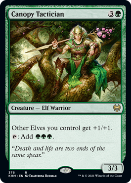 Canopy Tactician - Kaldheim Spoiler