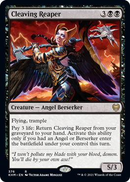 Cleaving Reaper - Kaldheim Spoiler