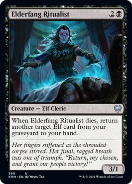 Elderfang Ritualist - Kaldheim Spoiler