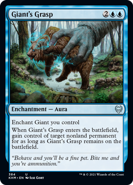 Giant's Grasp - Kaldheim Spoiler