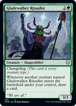 Gladewalker Ritualist - Kaldheim Spoiler