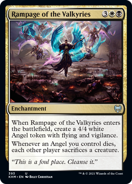 Rampage of the Valkyries - Kaldheim Spoiler