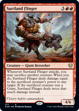 Surland Flinger - Kaldheim Spoiler