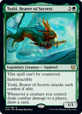 Toski, Bearer of Secrets - Kaldheim Spoiler