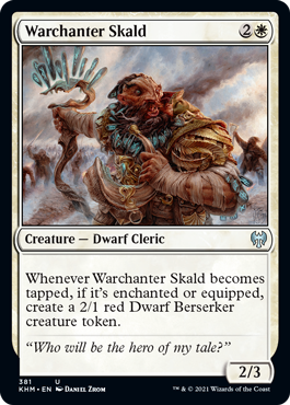 Warchanter Skald - Kaldheim Spoiler