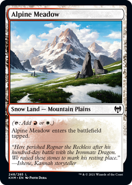 Alpine Meadow - Kaldheim Spoiler