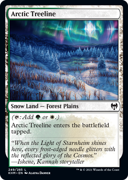 Arctic Treeline - Kaldheim Spoiler