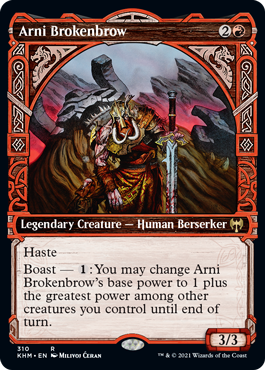 Arni Brokenbrow (Variant) - Kaldheim Spoileriant) - Kaldheim Spoiler