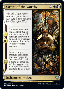 Ascent of the Worthy - Kaldheim Spoiler