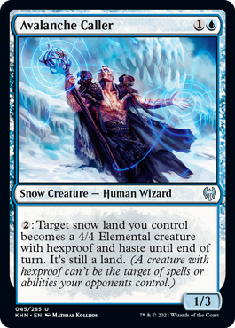 Avalanche Caller - Kaldheim Spoiler