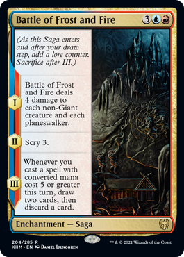 Battle of Frost and Fire - Kaldheim Spoiler