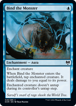 Bind the Monster - Kaldheim Spoiler