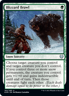 Blizzard Brawl - Kaldheim Spoiler