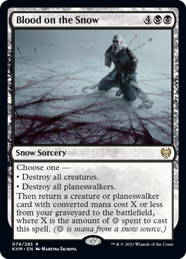 Blood on the Snow - Kaldheim Spoiler