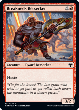 Breakneck Berserker - Kaldheim Spoiler