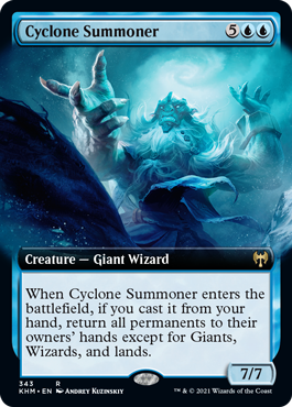 Cyclone Summoner (Variant) - Kaldheim Spoiler