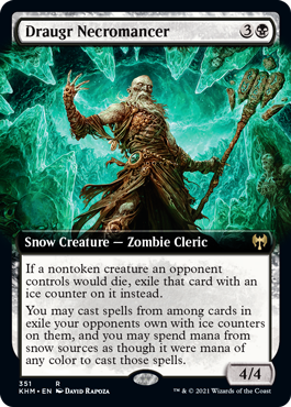 Draugr Necromancer (Variant) - Kaldheim Spoiler