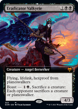 Eradicator Valkyrie (Variant) - Kaldheim Spoiler