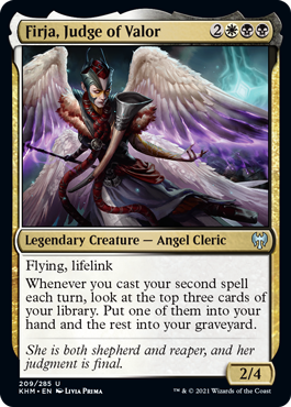 Firja, Judge of Valor - Kaldheim Spoiler